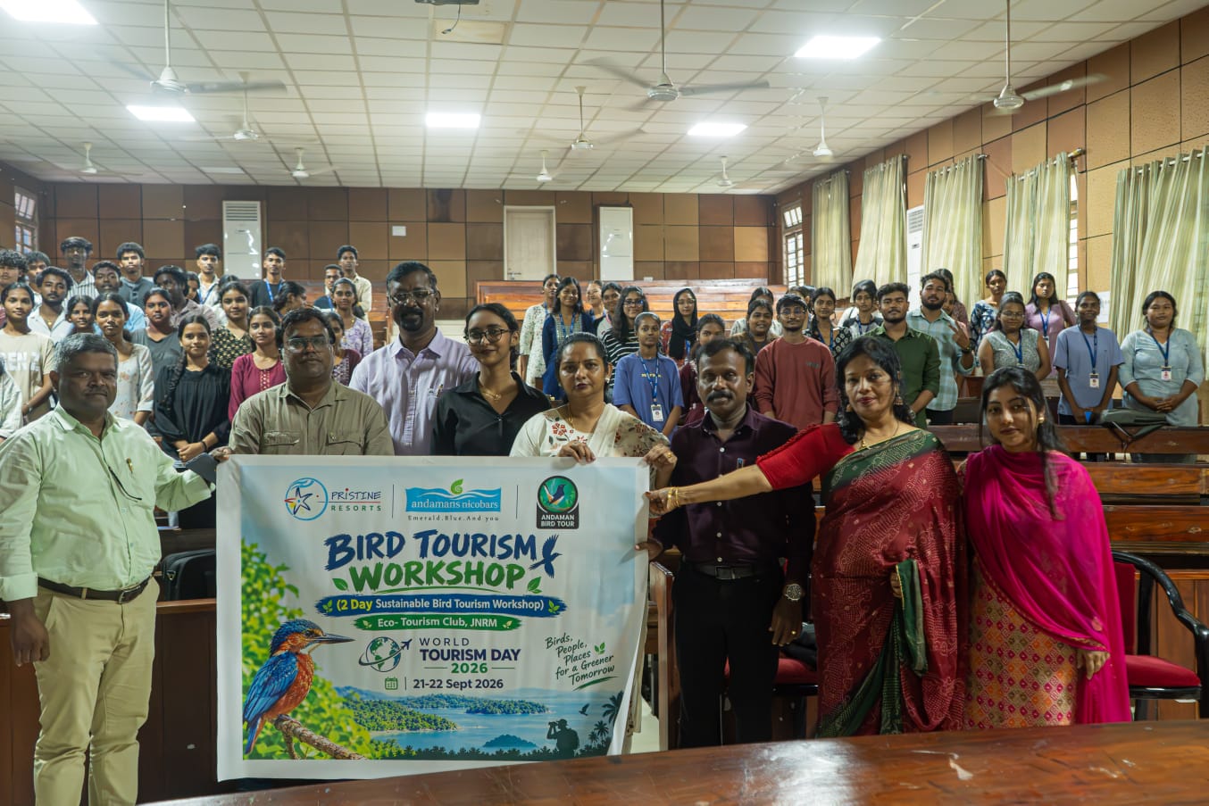 JNRM Students Explore Andaman’s Avian Diversity Through Bird Tourism Workshop