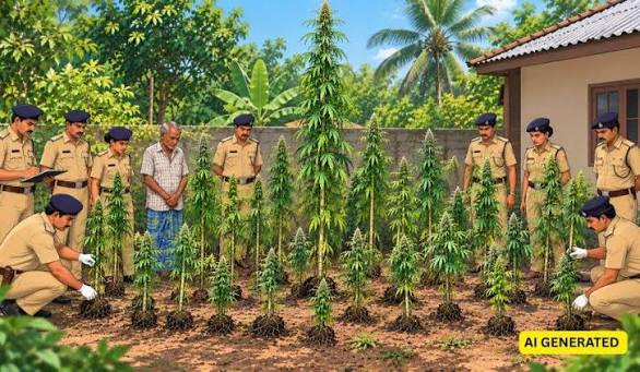 N&MA DISTRICT POLICE SEIZE ILLICIT GANJA PLANT AT MAYABUNDER; ONE ARRESTED